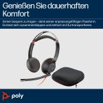 HP Poly Blackwire 5220 Stereo USB-C-Headset +3,5-mm-Stecker +USB-C/A-Adapter (Packungseinheit)