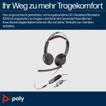 HP Poly Blackwire 5220 Stereo USB-C-Headset +3,5-mm-Stecker +USB-C/A-Adapter (Packungseinheit)
