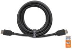 Manhattan Zertifiziertes Premium High Speed HDMI-Kabel mit Ethernet-Kanal, 4K@60Hz, HEC, ARC, 3D, 18 Gbit/s Bandbreite, HDMI-Stecker auf HDMI-Stecker, geschirmt, schwarz, 1 m