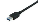 Equip 133347 USB Kabel USB 3.2 Gen 1 (3.1 Gen 1) 10 m USB A 5 Gbit/s Schwarz