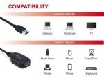 Equip 133347 USB Kabel USB 3.2 Gen 1 (3.1 Gen 1) 10 m USB A 5 Gbit/s Schwarz
