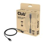 CLUB3D CAC-1083 DisplayPort-Kabel 2 m HDMI Typ D (Mikrofon) Schwarz