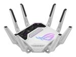 ASUS ROG Rapture GT-BE19000AI WLAN-Router 10 Gigabit Ethernet Tri-Band (2,4 GHz/5 GHz/6 GHz) Weiß