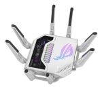 ASUS ROG Rapture GT-BE19000AI WLAN-Router 10 Gigabit Ethernet Tri-Band (2,4 GHz/5 GHz/6 GHz) Weiß