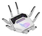 ASUS ROG Rapture GT-BE19000AI WLAN-Router 10 Gigabit Ethernet Tri-Band (2,4 GHz/5 GHz/6 GHz) Weiß