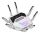ASUS ROG Rapture GT-BE19000AI WLAN-Router 10 Gigabit Ethernet Tri-Band (2,4 GHz/5 GHz/6 GHz) Weiß
