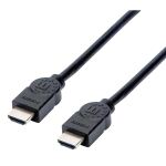 Manhattan High Speed HDMI-Kabel, 4K@30Hz, ARC, 3D, HDMI-Stecker auf HDMI-Stecker, geschirmt, schwarz, 1,5 m