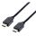 Manhattan High Speed HDMI-Kabel, 4K@30Hz, ARC, 3D, HDMI-Stecker auf HDMI-Stecker, geschirmt, schwarz, 1,5 m