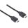 Manhattan High Speed HDMI-Kabel, 4K@30Hz, ARC, 3D, HDMI-Stecker auf HDMI-Stecker, geschirmt, schwarz, 1,5 m