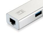 LevelOne USB-0503 Gigabit USB Netzwerkadapter mit USB Hub