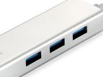 LevelOne USB-0503 Gigabit USB Netzwerkadapter mit USB Hub