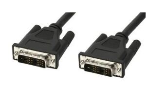 Techly ICOC-DVI-8050 DVI-Kabel 5 m DVI-D Schwarz