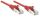 Intellinet Netzwerkkabel, Cat5e, SF/UTP, CCA, Cat5e-kompatibel, RJ45-Stecker/RJ45-Stecker, 7,5 m, rot