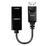 Lindy 41718 Videokabel-Adapter 0,15 m DisplayPort HDMI Schwarz