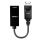 Lindy 41718 Videokabel-Adapter 0,15 m DisplayPort HDMI Schwarz