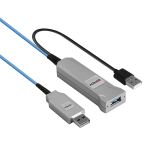 Lindy 43345 USB Kabel USB 3.2 Gen 1 (3.1 Gen 1) 30 m USB A 2 x USB A 5 Gbit/s Blau, Silber