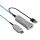 Lindy 43345 USB Kabel USB 3.2 Gen 1 (3.1 Gen 1) 30 m USB A 2 x USB A 5 Gbit/s Blau, Silber