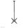 Neomounts FPMA-C340BLACK Monitor-/TV-Deckenhalterung 32-75" - H 106-156 cm