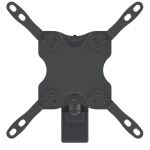 Manhattan Universal TV-Wandhalterung, neig- und schwenkbar, Ein doppelt schwenkbarer Arm, geeignet für Bildschirme von 13" bis 42"* und bis zu 20 kg, Wandabstand 60 bis 273 mm, schwarz