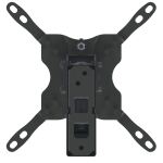 Manhattan Universal TV-Wandhalterung, neig- und schwenkbar, Ein doppelt schwenkbarer Arm, geeignet für Bildschirme von 13" bis 42"* und bis zu 20 kg, Wandabstand 60 bis 273 mm, schwarz