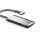 ALOGIC U2CSH-SGR laptop-dockingstation & portreplikator Kabelgebunden USB 3.2 Gen 1 (3.1 Gen 1) Type-C Schwarz, Silber