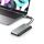ALOGIC U2CSH-SGR laptop-dockingstation & portreplikator Kabelgebunden USB 3.2 Gen 1 (3.1 Gen 1) Type-C Schwarz, Silber