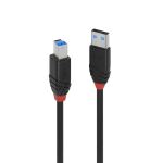 Lindy 43227 USB Kabel USB 3.2 Gen 1 (3.1 Gen 1) 10 m USB A USB B 5 Gbit/s Schwarz