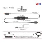 CLUB3D CAC-1307 Audio-/Video-Leistungsverstärker AV-Repeater Schwarz