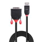 Lindy 41490 Videokabel-Adapter 1 m DVI-D DisplayPort Schwarz