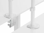 Equip 17"-32" Gelenk-Dual-Monitor-Tischhalterung, Weiß