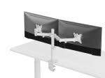 Equip 17"-32" Gelenk-Dual-Monitor-Tischhalterung, Weiß