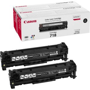 Canon CRG-718 Bk VP Tonerkartusche 2 Stück(e) Original Schwarz