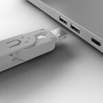 Lindy 40454 Schnittstellenblockierung Schnittstellenblockierung + Schlüssel USB Typ-A Weiß Acrylnitril-Butadien-Styrol (ABS) 5 Stück(e)