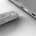 Lindy 40454 Schnittstellenblockierung Schnittstellenblockierung + Schlüssel USB Typ-A Weiß Acrylnitril-Butadien-Styrol (ABS) 5 Stück(e)