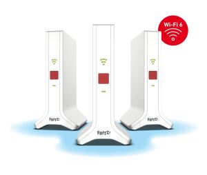 Mesh Set 4200 Dual-Band (2,4 GHz/5 GHz) Wi-Fi 6E (802.11ax) Rot, Weiß 2x2/4x4
