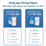 Mesh Set 4200 Dual-Band (2,4 GHz/5 GHz) Wi-Fi 6E (802.11ax) Rot, Weiß 2x2/4x4