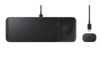 Samsung EP-P6300 Kopfhörer, Smartphone, Smartwatch Schwarz USB Kabelloses Aufladen Schnellladung Drinnen
