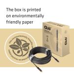 CLUB3D USB Gen 2 Type C Active Optical Cable A/V Unidirectional M/M 20 m/ 65.62 ft