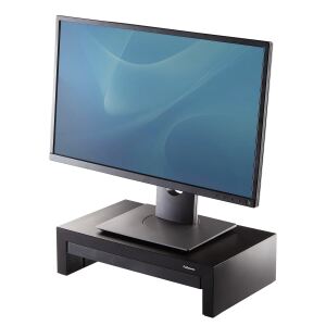 Fellowes Designer Suites 53,3 cm (21") Tisch/Bank Schwarz, Perleffekt