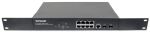 Intellinet 8-Port Gigabit Ethernet PoE+ Web-Managed Switch mit 2 SFP-Ports, 8 x PoE-Ports, IEEE 802.3at/af Power over Ethernet (PoE+/PoE), 140 W, Endspan, Desktop, PDM-Funktion, 19" Rackmount