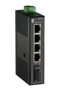 LevelOne IES-0510 Netzwerk-Switch Unmanaged Fast Ethernet (10/100) Schwarz