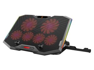 Conceptronic THYIA ERGO Gaming-Notebook Kühlständer mit 6 Lüftern