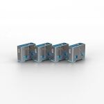 Lindy 40462 Schnittstellenblockierung USB Typ-A Blau...