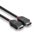 Lindy 36490 DisplayPort-Kabel 0,5 m Schwarz