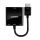Lindy 38285 Videokabel-Adapter 0,1 m HDMI Typ A (Standard) VGA (D-Sub) Schwarz