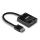 Lindy 38285 Videokabel-Adapter 0,1 m HDMI Typ A (Standard) VGA (D-Sub) Schwarz