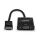 Lindy 38285 Videokabel-Adapter 0,1 m HDMI Typ A (Standard) VGA (D-Sub) Schwarz