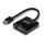 Lindy 38285 Videokabel-Adapter 0,1 m HDMI Typ A (Standard) VGA (D-Sub) Schwarz