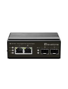 LevelOne IGP-0431 Netzwerk-Switch Gigabit Ethernet (10/100/1000) Power over Ethernet (PoE) Schwarz