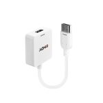 Lindy 38146 Videokabel-Adapter HDMI Typ A (Standard) DisplayPort Weiß